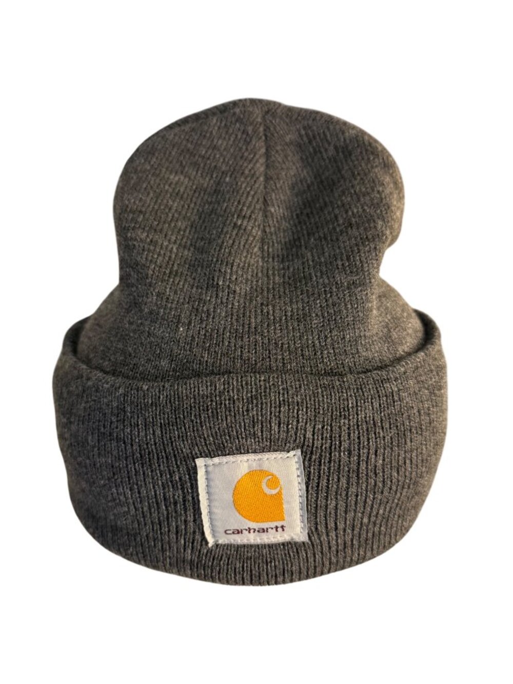NWOT Carhartt A18 Acrylic Watch Hat Cuffed Beanie Gray One Size
